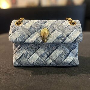 Kurt Geiger London Mini Kensington Denim Bag